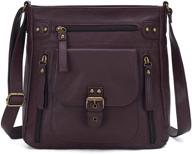👜 women's purple leather crossbody shoulder handbag kl928 - crossbody bags & wallets logo