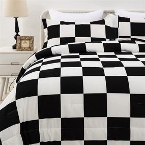 img 2 attached to Reversible Lightweight Microfiber Checkerboard Pillowcases