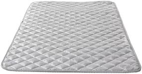 img 4 attached to 🔥 Ironing Blanket, Magnetic Mat: Heat Resistant Pad for Washer-Dryer, Ironing Board Cover - Grey (33 1/2" x 19")