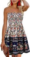 👗 strapless vocation sundress - women's clothing for swimsuits & cover ups logo