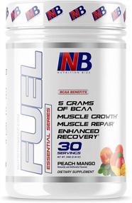 img 3 attached to 🏋️ Enhance Muscle Building and Recovery with NutritionBizz BCAA Powder - Peach Mango Flavor