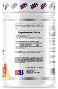 img 1 attached to 🏋️ Enhance Muscle Building and Recovery with NutritionBizz BCAA Powder - Peach Mango Flavor