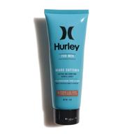 🧔 hurley men's beard softener: intense conditioning for softer, moisturized beards - 4oz, bourbon and oak logo