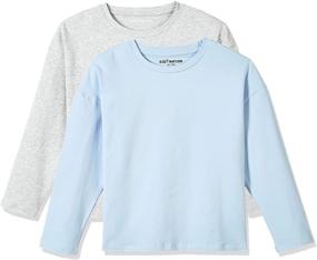 img 1 attached to Kid Nation Boys' Lightweight Sleeve T Shirts: Premium Tops, Tees & Shirts for effortless style