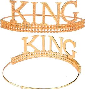 img 1 attached to 🎉 Birthday King Crown and Sash for Men - King Birthday Party Decor