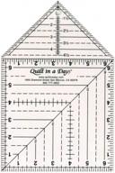 📏 enhanced double square up ruler by quilt in a day logo