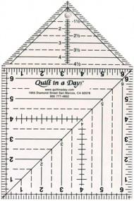 img 1 attached to 📏 Enhanced Double Square Up Ruler by Quilt in a Day