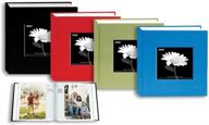 📷 pioneer standard cloth frame album - holds 100 4x6 photos, various colors - enhanced seo logo