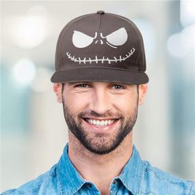 img 3 attached to 🎃 Disney Men's Nightmare Before Christmas Hat – Jack Skellington Baseball Cap, Dad Hat for Enhanced SEO