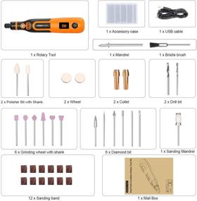 img 2 attached to 🔧 Enertwist 35-Piece Cordless Lithium-Ion Accessories Set