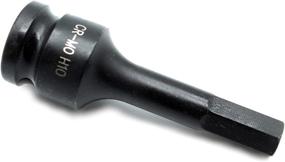 img 4 attached to 🔧 TEMO H-10 3 Inch Long Hex Hexagon Black Impact Bit Socket: High-Quality 1/2 Inch Square Drive Auto Repair Tool