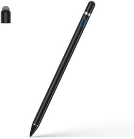 img 1 attached to KECOW Active Stylus: Versatile Digital Pen for iOS & Android, iPad, iPhone, MacBook Pro, Tablet - Handwriting & Drawing Capabilities – Black