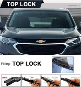 img 1 attached to Заменяющий набор стеклоочистителей OEM для GMC Terrain Chevy Equinox 2010-2017 и Ford Kuga MK1 2008-2012 - 24+17 (2 шт.) - гарантия на 1 год