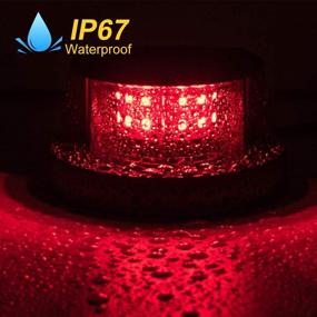 img 1 attached to Sebnux LED Boat Navigation Light: Silver Port and Starboard Light for Pontoon and Fishing Boats
