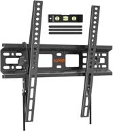 📺 tilting tv wall mount bracket: universal low profile mount for 26-55 inch flat screen tvs - easy install, ultra slim design, tilting knob - fits 12/16" studs - max vesa 400x400mm - holds up to 99 lbs. elived+ logo