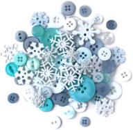 snowflakes button spectacular: buttons galore 50-value pack logo