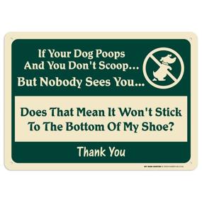 img 4 attached to Doggie Waste Clean-up Reminder Sign