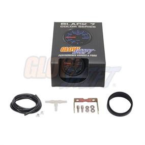 img 1 attached to 🔋 GlowShift Black 30 PSI Turbo Boost / Vacuum Gauge Kit - 7 Color - Mechanical Hose & T-Fitting - Black Dial - Clear Lens - Car & Truck - 2-1/16" 52mm