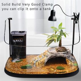 img 1 attached to 🦎 Reptile Heat Lamp: UVA UVB Basking Spot Light for Aquatic Turtles, Tortoise, Snakes, Lizards - 3 Heat Bulbs Included