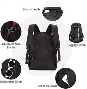 img 1 attached to Travel Laptop Backpack Waterproof Anti Theft Backpack With Lock And USB Charging Port Large 17-17