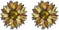 sunflower leopard sticker window motorcycle logo