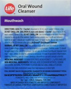 img 2 attached to Life Brand Oral Wound Cleanser Powder: Convenient 20 Envelopes for Effective Healing