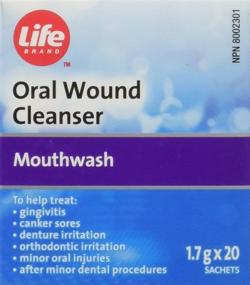 img 3 attached to Life Brand Oral Wound Cleanser Powder: Convenient 20 Envelopes for Effective Healing