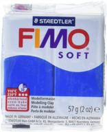 staedtler fimo soft полимерная глина 2 унции-8020-37 тихоокеанский синий - универсальный и яркий материал для творчества. логотип