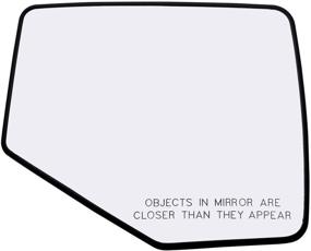 img 4 attached to Plastic Backing Plate for Right Hand Passenger Side Mirror Assembly Compatible with Ford Explorer Ranger Mazda B2300 B3000 B4000 Mercury Mountaineer, 8-3/4 Inch Diagonal Glass - Sold By Rugged TUFF