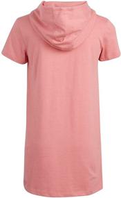 img 1 attached to 👗 DKNY Girls Oversized T-Shirt Dress - Fashionable Dress for Girls' Clothing