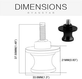 img 3 attached to Sporacingrts Motorcycle Spools Slider V Strom