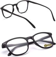 👓 luff 2pcs hd fashion readers: ultimate reading glasses for men and women - perfect for tv and computer use logo