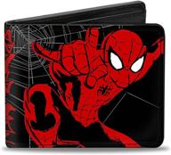 🕷️ ultimate spider man wallet for men with graffiti action logo