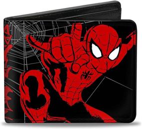 img 4 attached to 🕷️ Ultimate Spider Man Wallet for Men with Graffiti Action