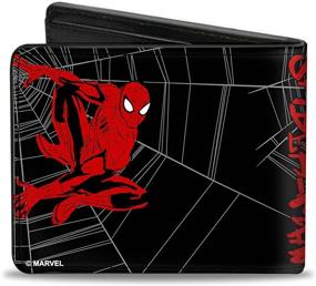 img 3 attached to 🕷️ Ultimate Spider Man Wallet for Men with Graffiti Action