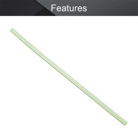 img 2 attached to Fielect 6Mmx250Mm Green Straight Line Solid Acrylic Round Rod PMMA Bar 4Pcs