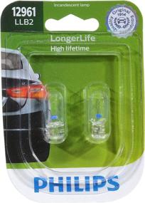 img 2 attached to 💡 Philips 12961LLB2 LongerLife Miniature Bulb, 2 Pack: Durable Lighting Solution for Lasting Performance
