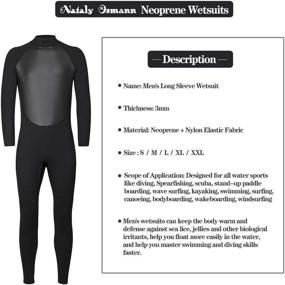 img 2 attached to Nataly Osmann Wetsuits Neoprene Swimming Sports & Fitness in Water Sports