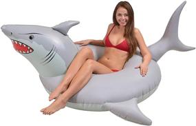 img 4 attached to 🦈 Inflatable Adults Great White by GoFloats