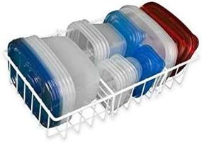 img 2 attached to White Large Adjustable Food Storage Organizer: Maximize Your Kitchen Storage Space!