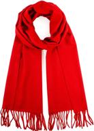 women winter cashmere scarf fashion logo