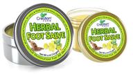 🦶 creation farm herbal foot salve: moisturizing balm for dry heels & cracked skin - 4 oz jar logo