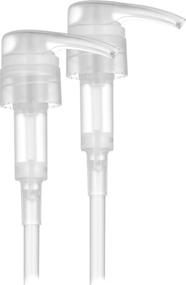 img 2 attached to 🧴 Bar5F Bottle Pump Dispenser for Shampoo Conditioner Lotion - 1 Liter (33.8oz) Clear - Rust-Free Air Pumps - Fits 1" Inch Bottle Necks (Pack of 2)