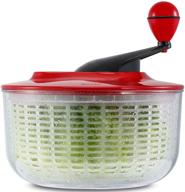 🥗 efficient large 5l salad spinner: quick drying, easy to clean | ideal for vegetables & fruits | bpa free & dishwasher safe | 4.5 quart capacity logo