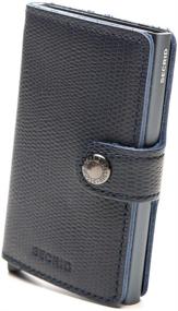 img 3 attached to 🔍 Optimized for Search: Secrid Miniwallet Rango Titanium Blue RFID-Protected Leather Wallet