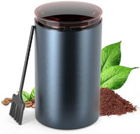 img 4 attached to OYUNKEY Electric Coffee Grinder: Compact Stainless Steel Blade Grinder for Beans, Spices, Nuts & Herbs