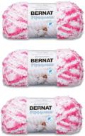 pink swirl bernat pipsqueak yarn - pack of 3 (162059-59413) logo