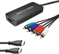 🔌 hdmi в компонентный адаптер: 1080p ypbpr конвертер для dvd, vcd, ps, xbox на hd тв/монитор/проектор логотип