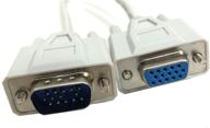 🔌 кабель увеличения vga высокого разрешения - micro connectors, inc. 6 футов мужчина к женщине, 1024x768 логотип