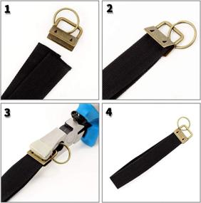 img 1 attached to 🔑 SPEEDWOX Keychain Strap Wristband